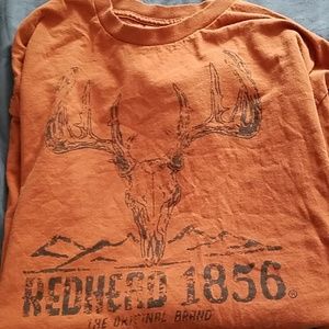 red head rustic mens long sleeved shirt